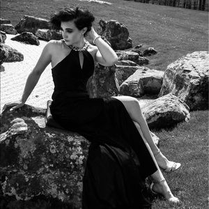 Black evening gown